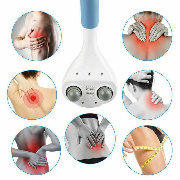 electric handheld massager hammer vibrating double head neck back body cervical vertebra relax stick roller with 6 massage heads
electric handheld massager hammer vibrating double head neck back body cervical vertebra relax stick roller with 6 massage heads