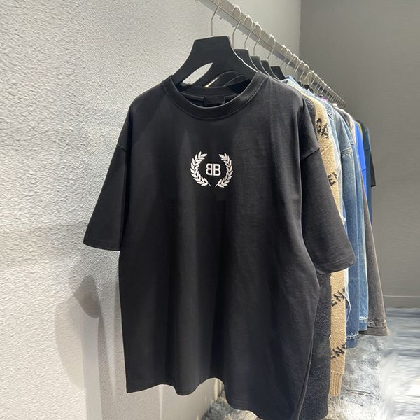 blencige spring summer short sleeve t-shirt high version b wheat bb print pullover round neck loose versatile cotton clothes, White
blencige spring summer short sleeve t-shirt high version b wheat bb print pullover round neck loose versatile cotton clothes, White
