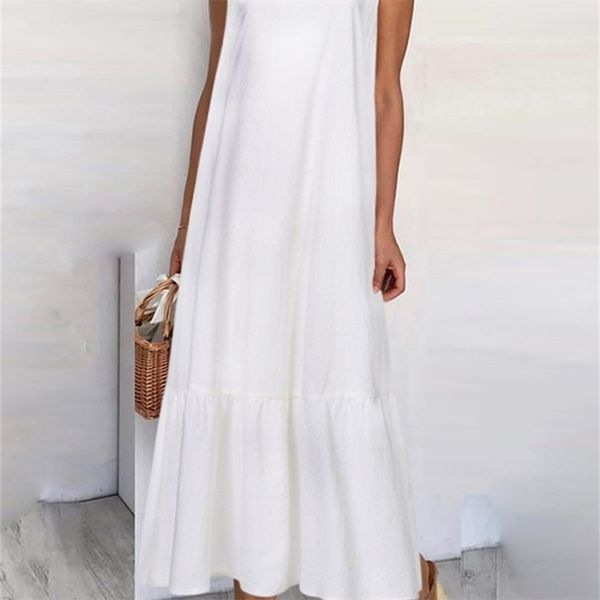 celmia summer maxi long dress bohemian see through women ruffles beach sundress casual loose sleeveless thin party vestido 220614, Black;gray
celmia summer maxi long dress bohemian see through women ruffles beach sundress casual loose sleeveless thin party vestido 220614, Black;gray