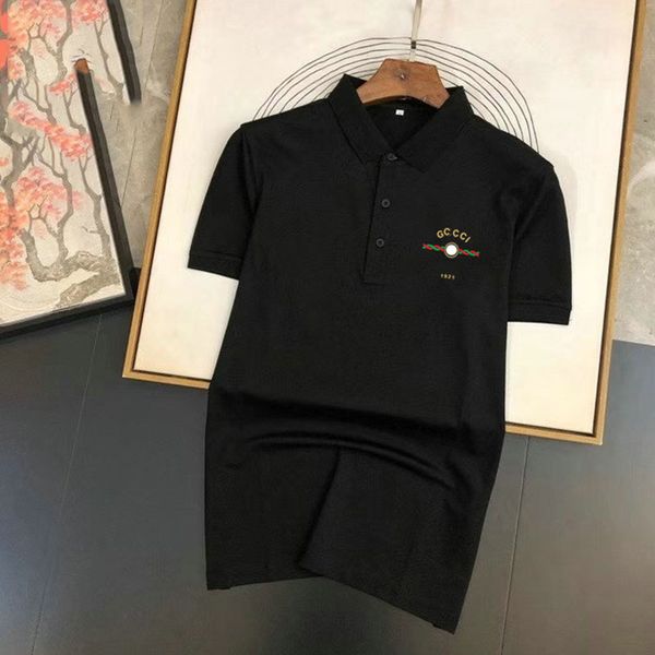 luxury brand mens designer casual polos t shirt summer fashion breathable solid color short-sleeved lapel m-3xl, White;black
luxury brand mens designer casual polos t shirt summer fashion breathable solid color short-sleeved lapel m-3xl, White;black