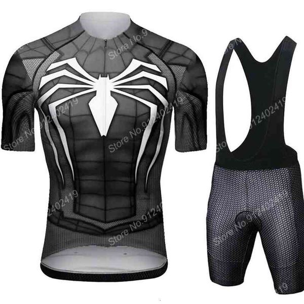 new cartoon comics 2022 spider cycling jersey set anime cycling clothing road bike shirts bib shorts suit mtb ciclismo ropa, Black
new cartoon comics 2022 spider cycling jersey set anime cycling clothing road bike shirts bib shorts suit mtb ciclismo ropa, Black