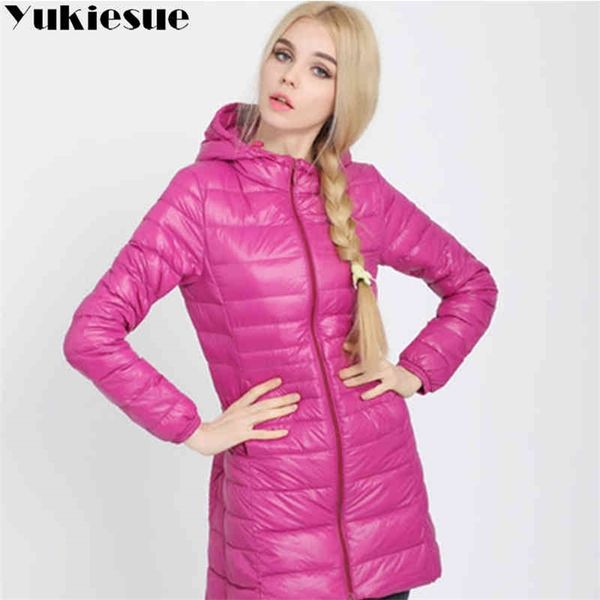 winter jacket women ultra light down jacket women hooded coat 90 duck down jacket packable thin feather long parka plus size 210412, Black
winter jacket women ultra light down jacket women hooded coat 90 duck down jacket packable thin feather long parka plus size 210412, Black
