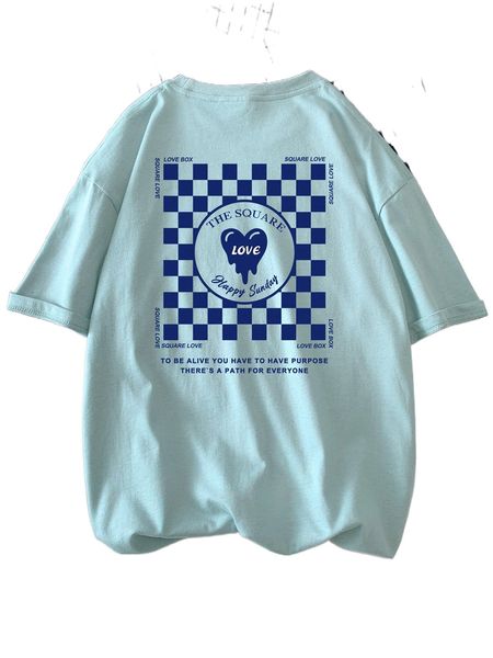 men checker & slogan graphic tee x1ln#, White;black
men checker & slogan graphic tee x1ln#, White;black