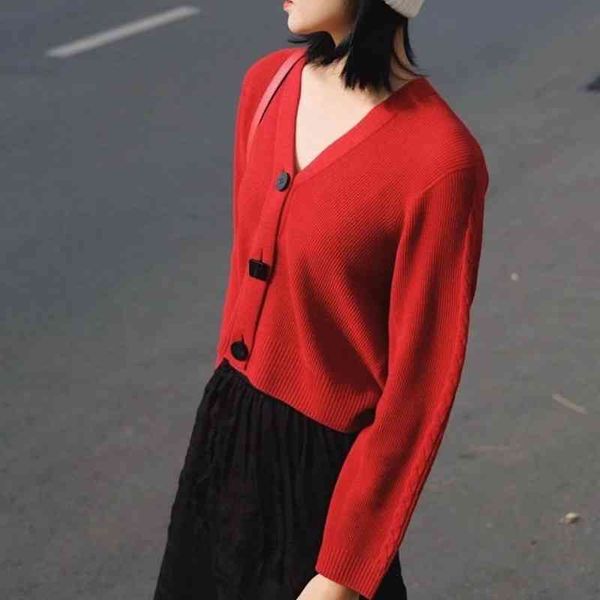 women's sweaters early spring merino wool twist red loose knit cardigan, White;black
women's sweaters early spring merino wool twist red loose knit cardigan, White;black