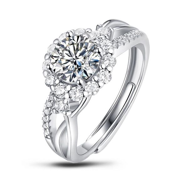 cluster rings anu 1ct d color moissanite engagement adjustable ring original 925 sterling silver for women, Golden;silver
cluster rings anu 1ct d color moissanite engagement adjustable ring original 925 sterling silver for women, Golden;silver