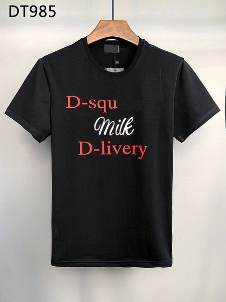 dsq icon men's t-shirts designer print letter men tees paris cotton polos man women clothing fashion brand t shirt d985, White;black
dsq icon men's t-shirts designer print letter men tees paris cotton polos man women clothing fashion brand t shirt d985, White;black
