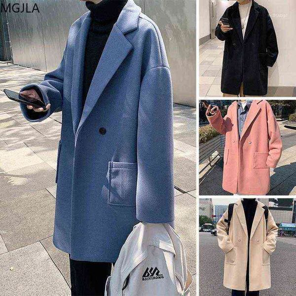 men's wool & blends medium length plush windbreaker fall / winter 2021 coat thickened woolen mens clothing men1 t220810, Black
men's wool & blends medium length plush windbreaker fall / winter 2021 coat thickened woolen mens clothing men1 t220810, Black