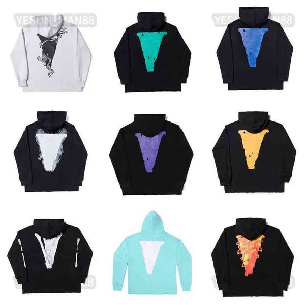 designer vlones classic luxury hoodie lightning reflective large v printed autumn and winter fashion mens and womens high street hooded, Black
designer vlones classic luxury hoodie lightning reflective large v printed autumn and winter fashion mens and womens high street hooded, Black
