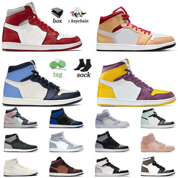 jumpman 1 1s basketball shoes with box sanded purple shadow 2.0 co japan neutral grey high obsidian unc paris white womens mens sneakers tra, White;red
jumpman 1 1s basketball shoes with box sanded purple shadow 2.0 co japan neutral grey high obsidian unc paris white womens mens sneakers tra, White;red