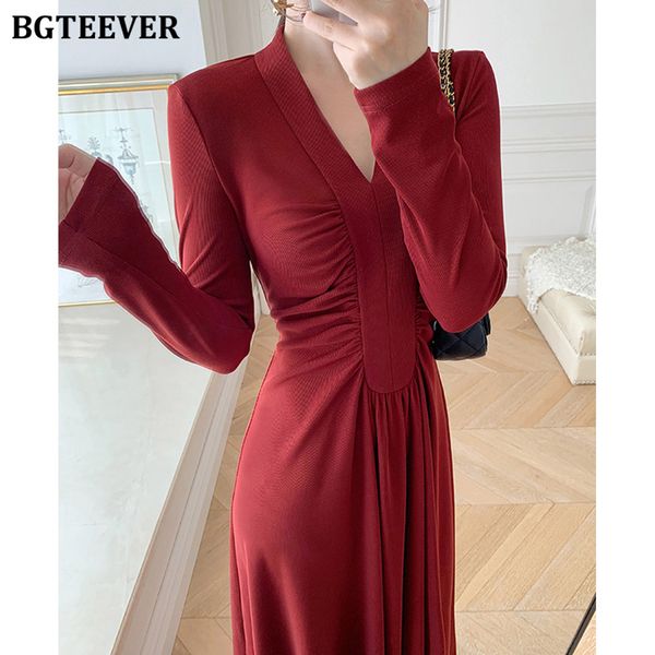 elegant v-neck solid women mid-length dress casual long sleeve slim waist female a-line dress 2022 spring vestidos, Black;gray
elegant v-neck solid women mid-length dress casual long sleeve slim waist female a-line dress 2022 spring vestidos, Black;gray