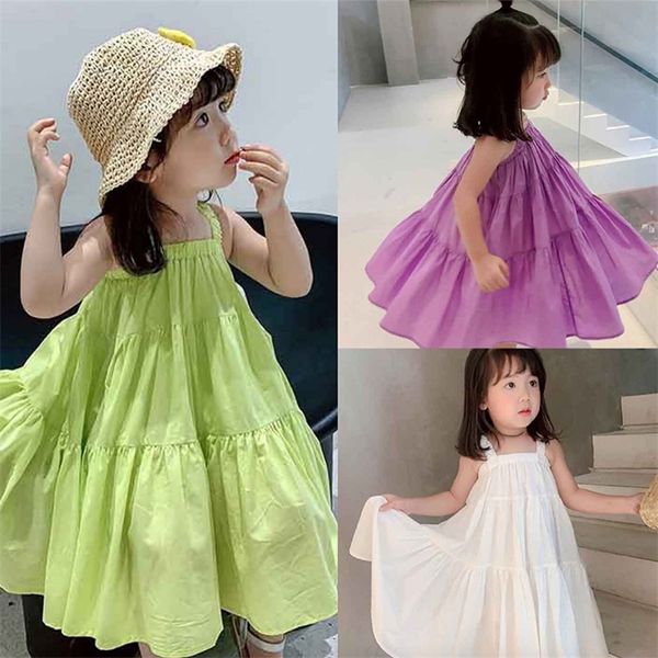 2-7y kids baby girls sling dress summer girl dress beach dresses purple fluorescent green white dress children's clothes 220712, Red;yellow
2-7y kids baby girls sling dress summer girl dress beach dresses purple fluorescent green white dress children's clothes 220712, Red;yellow