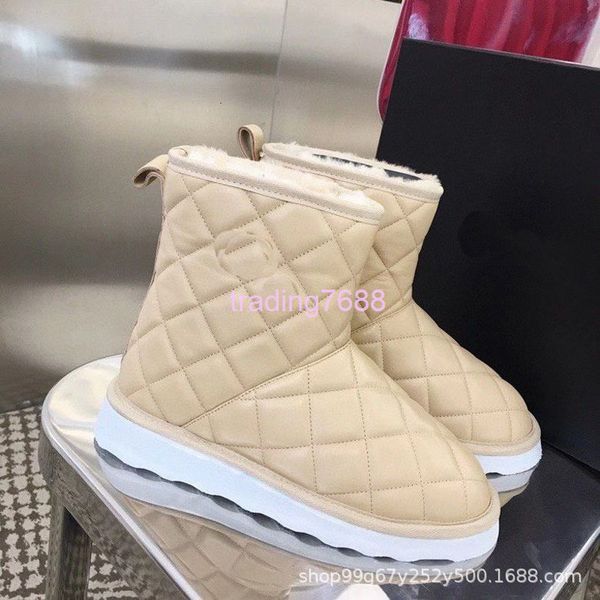 boots boots artificial wool round head middle tube high flat heel brown casual sewing shoes snow boots, Black
boots boots artificial wool round head middle tube high flat heel brown casual sewing shoes snow boots, Black