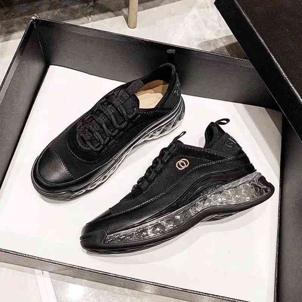 dress shoes xiaoxiang air cushion dad shoes spring thick soled elevated women's sports transparent crystal jelly bottom running 4hyr, Black
dress shoes xiaoxiang air cushion dad shoes spring thick soled elevated women's sports transparent crystal jelly bottom running 4hyr, Black