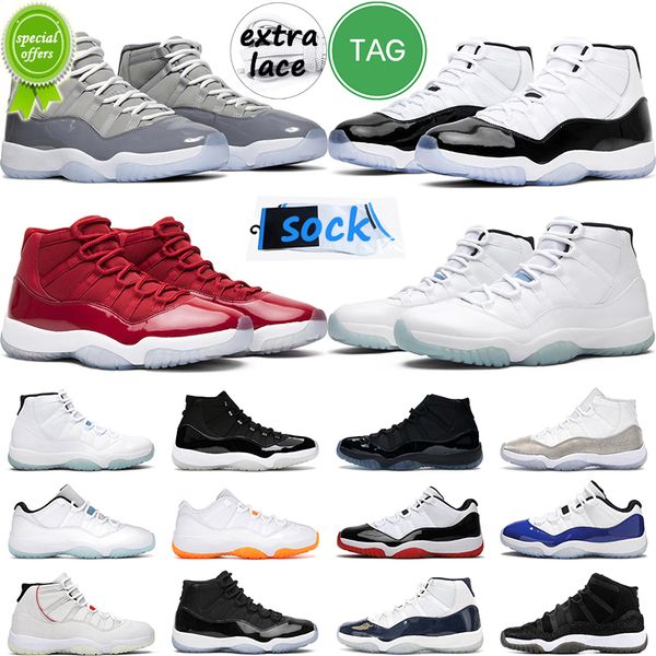 11s basketball shoes men women cool grey cap and gown platinum tint 11 legend blue bright citrus concord outdoor mens trainer, Black
11s basketball shoes men women cool grey cap and gown platinum tint 11 legend blue bright citrus concord outdoor mens trainer, Black