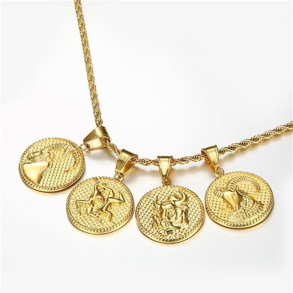 12 zodiac sign horoscope pendant necklaces for mens womens gold aries leo 12 constellations dropshipping necklace jewelry 201013, Silver
12 zodiac sign horoscope pendant necklaces for mens womens gold aries leo 12 constellations dropshipping necklace jewelry 201013, Silver