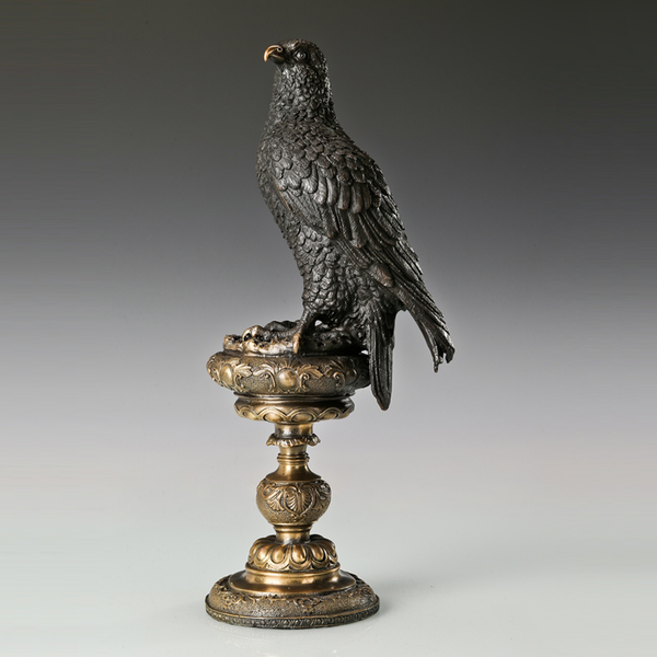 arab eagle statue bronze brass casting animal sculpture art home office decoration gifts, Silver
arab eagle statue bronze brass casting animal sculpture art home office decoration gifts, Silver