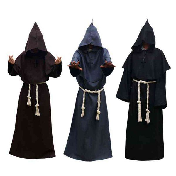 halloween robe hooded cloak come cosplay monk suit role-playing decoration clothing l220714, Black;red
halloween robe hooded cloak come cosplay monk suit role-playing decoration clothing l220714, Black;red