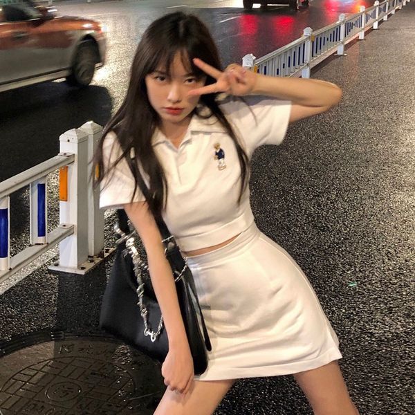 two piece dress designer spring and autumn skirt set female 2022 new fashion girl style white two-piece set short t-shirt hip wrap 65t1
two piece dress designer spring and autumn skirt set female 2022 new fashion girl style white two-piece set short t-shirt hip wrap 65t1