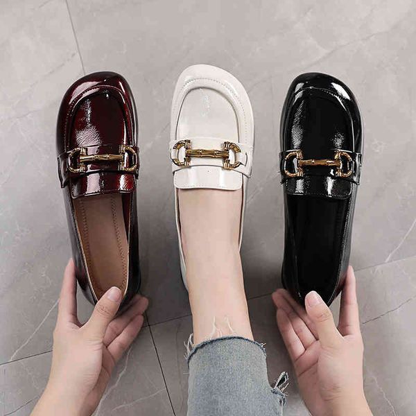 dress shoes spring and autumn medium thick heel metal diamond chain fashion british leffer shoes large leather women's 0ik9, Black
dress shoes spring and autumn medium thick heel metal diamond chain fashion british leffer shoes large leather women's 0ik9, Black