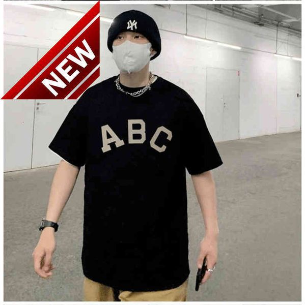 50% off discount niche essentials double line fog trend brand season 7 main abc short sleeve casual loose couple, White;black
50% off discount niche essentials double line fog trend brand season 7 main abc short sleeve casual loose couple, White;black