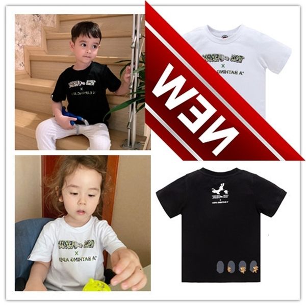 2021 summer new children's wear bap cat and mouse series short sleeved t-shirt, White;black
2021 summer new children's wear bap cat and mouse series short sleeved t-shirt, White;black