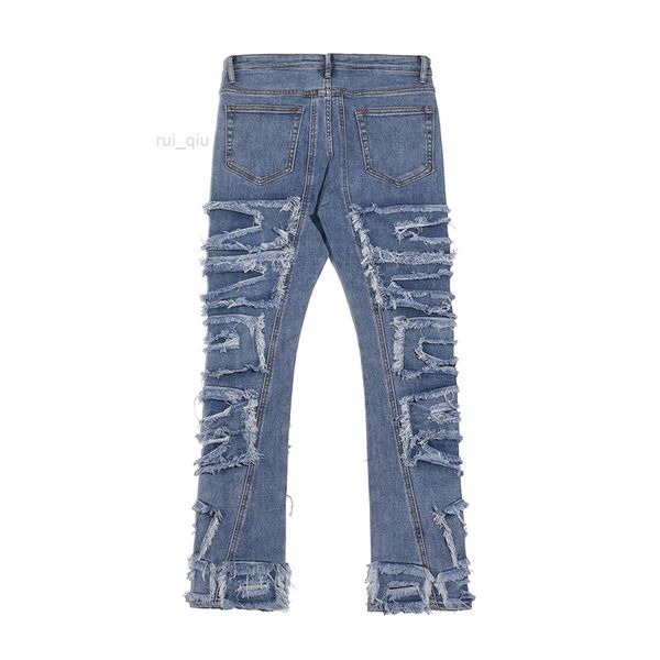 for distressed jeans men straight washed hip hop loose denim trousers casual jean pants, Blue
for distressed jeans men straight washed hip hop loose denim trousers casual jean pants, Blue