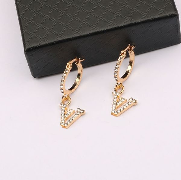 20color mixed 18k gold plated 925 silver letters stud luxury brand designers geometric famous women round crystal rhinestone pearl earring w, Golden;silver
20color mixed 18k gold plated 925 silver letters stud luxury brand designers geometric famous women round crystal rhinestone pearl earring w, Golden;silver