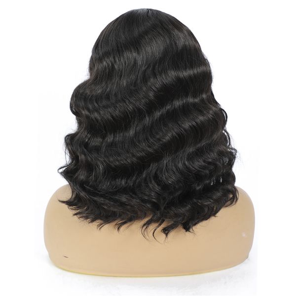 lace front wig synthetic short bob dark brown color loose wave shoulder length machine made bob wig daily for black womenfactory direct
lace front wig synthetic short bob dark brown color loose wave shoulder length machine made bob wig daily for black womenfactory direct