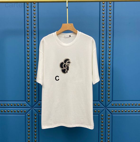 women's t-shirt designer 22s spring and summer new xiaoxiangfeng mountain camellia nailed letter printing simple fashion round neck sho, White
women's t-shirt designer 22s spring and summer new xiaoxiangfeng mountain camellia nailed letter printing simple fashion round neck sho, White