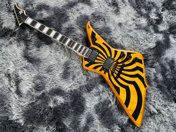 chinese electric guitar exploer zakk style black hardware mahogany body and maple neck
chinese electric guitar exploer zakk style black hardware mahogany body and maple neck