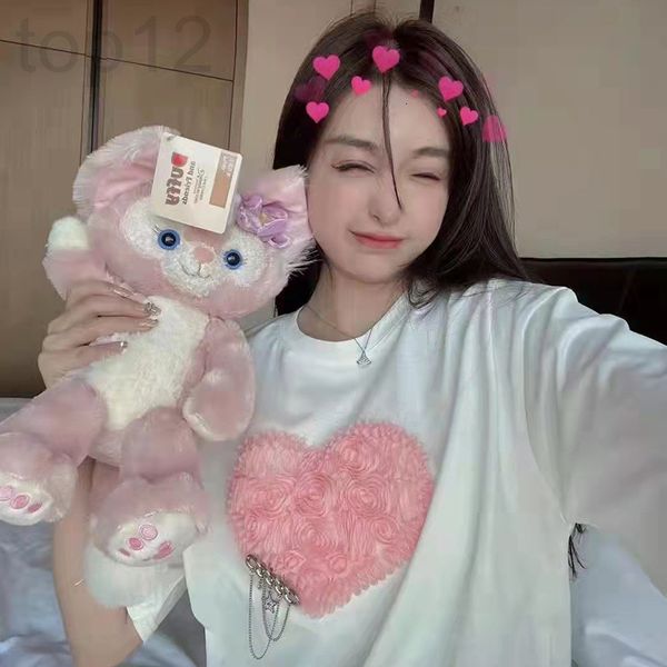 women's t-shirt designer fashion brand design sense of minority small fragrance three-dimensional petals love loose leisure age reducti, White
women's t-shirt designer fashion brand design sense of minority small fragrance three-dimensional petals love loose leisure age reducti, White