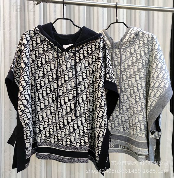 women's sweaters designer 21 autumn and winter new double-sided wear bat sleeveless hooded cashmere cloak pullover regular loose commut, White;black
women's sweaters designer 21 autumn and winter new double-sided wear bat sleeveless hooded cashmere cloak pullover regular loose commut, White;black