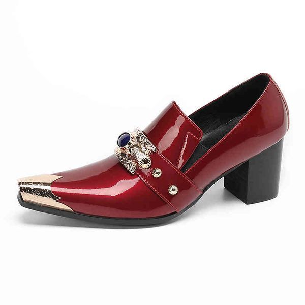dress shoes brand derby men's red patent leather high-heeled shoes high fashion nightclub hairdresser pointed bright, Black
dress shoes brand derby men's red patent leather high-heeled shoes high fashion nightclub hairdresser pointed bright, Black