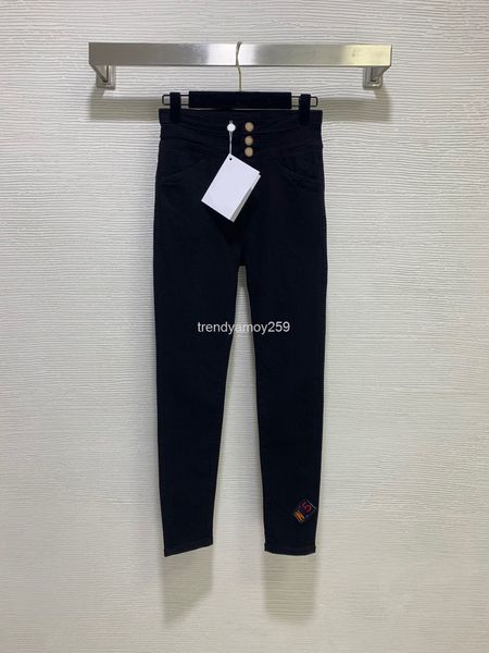 women's jeans pattern heavy industry embroidery pasted cloth decoration three button high waist design shows thin hip lifting elastic j, Blue
women's jeans pattern heavy industry embroidery pasted cloth decoration three button high waist design shows thin hip lifting elastic j, Blue