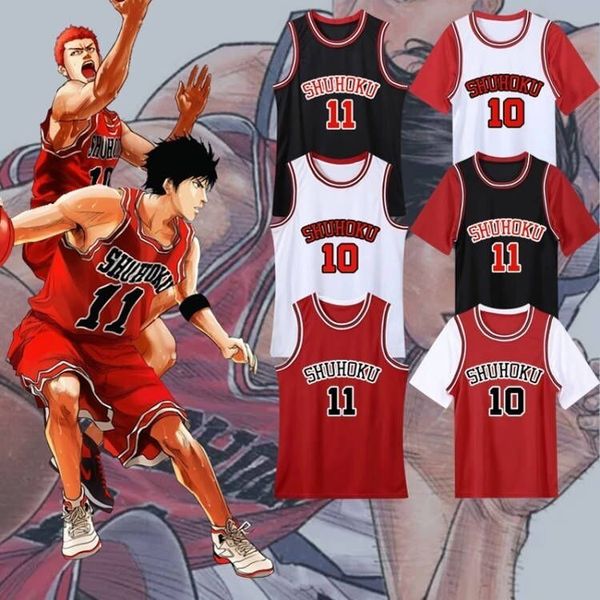 custom number name shohoku school basketball team jersey sakuragi hanamichi rukawa jersey shirt sports wear uniform t shirt 220607, White;black
custom number name shohoku school basketball team jersey sakuragi hanamichi rukawa jersey shirt sports wear uniform t shirt 220607, White;black