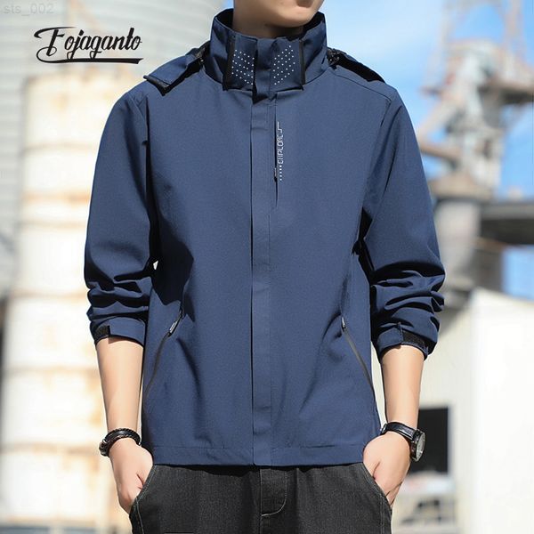 fojaganto men's spring autumn water proof hooded jacket pure color thin outdoor jacket sports mountaineering jacket men t220716, Black;brown
fojaganto men's spring autumn water proof hooded jacket pure color thin outdoor jacket sports mountaineering jacket men t220716, Black;brown