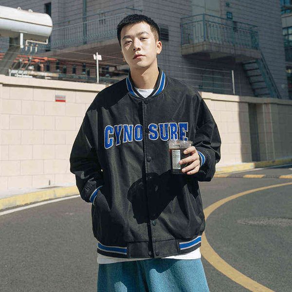 streetwear y2k clothes vintage varsity jacket men letterman baseball bomber jacket woman 2022 harajuku hip hop couple bf coat t220816, Black;brown
streetwear y2k clothes vintage varsity jacket men letterman baseball bomber jacket woman 2022 harajuku hip hop couple bf coat t220816, Black;brown