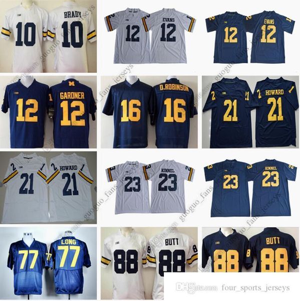 ncaa michigan wolverines football jersey tom brady chris evans denard robinson desmond howard tyree kinnel jacke long jake butt jersey1, Black
ncaa michigan wolverines football jersey tom brady chris evans denard robinson desmond howard tyree kinnel jacke long jake butt jersey1, Black