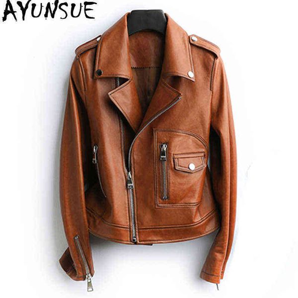 ayunsue leather jacket spring autumn jacket women real sheepskin jacket female streetwear bomber jackets chaqueta mujer hq19022 j220727, Black
ayunsue leather jacket spring autumn jacket women real sheepskin jacket female streetwear bomber jackets chaqueta mujer hq19022 j220727, Black