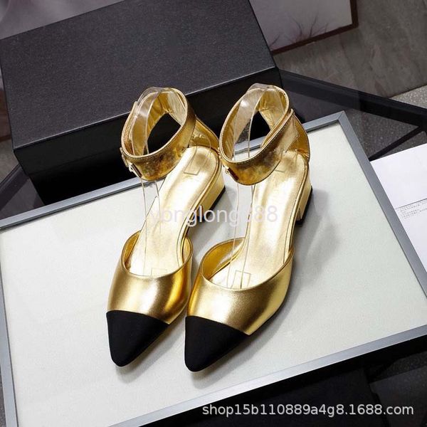 sandals spring and summer versatile color matching middle heel letter ring french thick baotou pointed sandals for women, Black
sandals spring and summer versatile color matching middle heel letter ring french thick baotou pointed sandals for women, Black