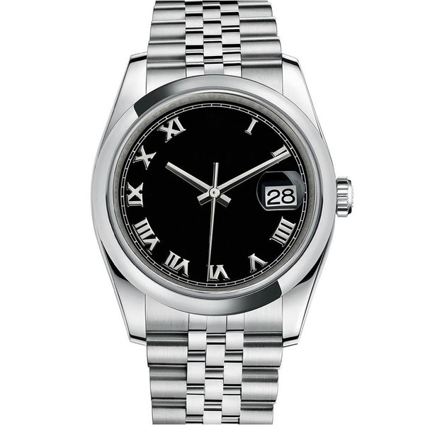 asian men's watch 2813 sports automatic mechanical watches 36mm black dial fashion roman hour marker luxury watchs sapphire glass 11620, Slivery;brown
asian men's watch 2813 sports automatic mechanical watches 36mm black dial fashion roman hour marker luxury watchs sapphire glass 11620, Slivery;brown