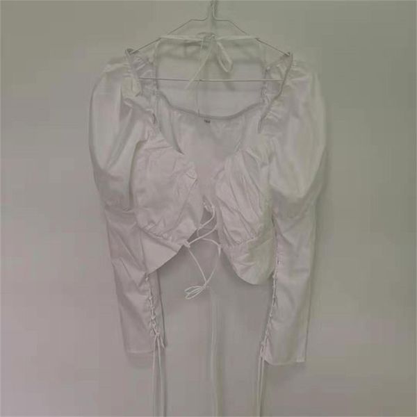women fashion white long sleeve square clollar lace style sleeve shirt women crop blouse women sn 210326
women fashion white long sleeve square clollar lace style sleeve shirt women crop blouse women sn 210326