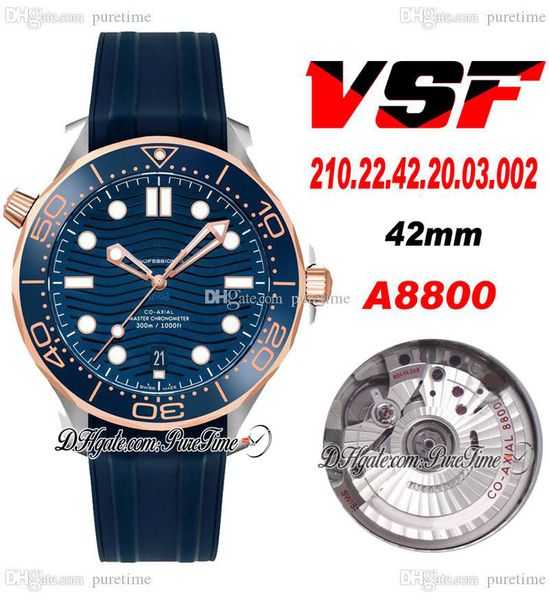 vsf v2 diver 300m a8800 automatic mens watch two tone rose gold ceramics bezel blue wave texture dial rubber strap 210.20.42.20.03.002 super, Slivery;brown
vsf v2 diver 300m a8800 automatic mens watch two tone rose gold ceramics bezel blue wave texture dial rubber strap 210.20.42.20.03.002 super, Slivery;brown