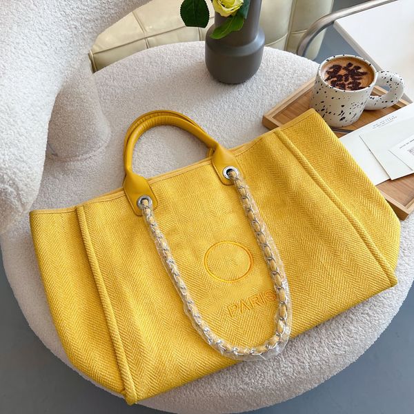 womens classic beach totes bag tweed leather handle shopping crossbody designer letter embroidery silver hardware chain outdoor large capaci
womens classic beach totes bag tweed leather handle shopping crossbody designer letter embroidery silver hardware chain outdoor large capaci