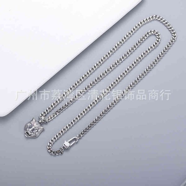 2023 designer new fashion jewelry xiao zhan's same tide brand hip hop thai silver fashion tiger head necklace couple chain
2023 designer new fashion jewelry xiao zhan's same tide brand hip hop thai silver fashion tiger head necklace couple chain