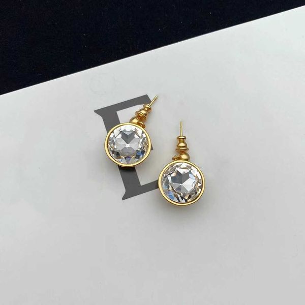 loew's new large rhinestone round earrings french advanced ins style round crystal earring, Golden
loew's new large rhinestone round earrings french advanced ins style round crystal earring, Golden