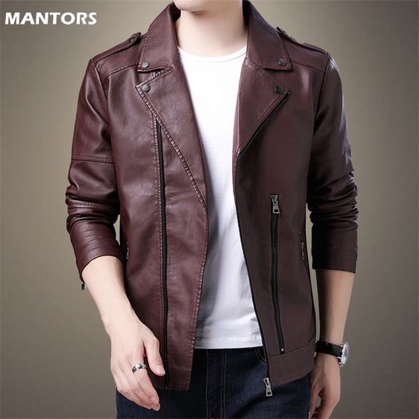 autumn spring mens motorcycle leather jacket masculine jacket slim thin coat casual pu leather jacket mens clothing outwear 220804, Black;brown
autumn spring mens motorcycle leather jacket masculine jacket slim thin coat casual pu leather jacket mens clothing outwear 220804, Black;brown