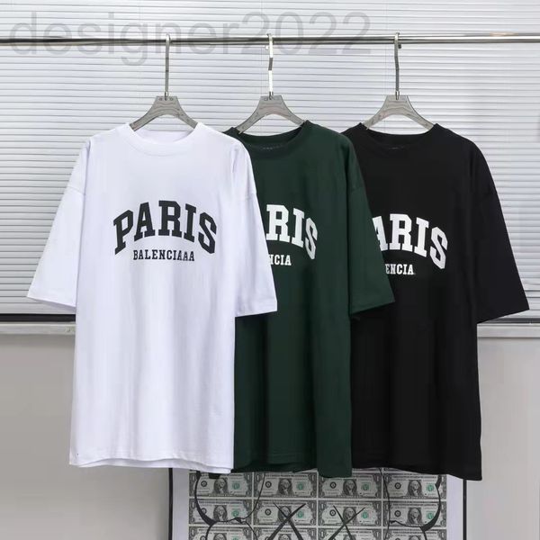 men's t-shirts designer correct loose fit 22ss chest paris letter printed round neck short sleeve t-shirt for men and women fxcs, White;black
men's t-shirts designer correct loose fit 22ss chest paris letter printed round neck short sleeve t-shirt for men and women fxcs, White;black