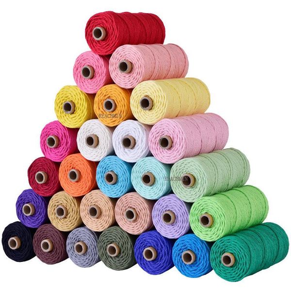 clothing yarn 3mm cotton cord colorful rope beige twisted diy craft macrame string home textile wedding decorative supply 110yardsyarn, Black;white
clothing yarn 3mm cotton cord colorful rope beige twisted diy craft macrame string home textile wedding decorative supply 110yardsyarn, Black;white