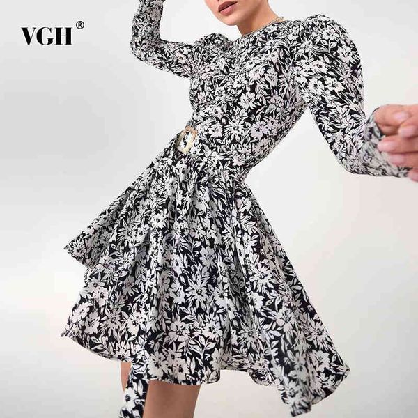 vintage print floral dress for women o neck long sleeve high waist sashes slim elegant mini dresses female spring style 210507, Black;gray
vintage print floral dress for women o neck long sleeve high waist sashes slim elegant mini dresses female spring style 210507, Black;gray